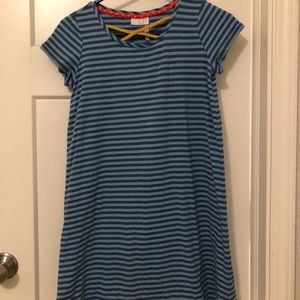 Matilda Jane blue striped, tunic dress.